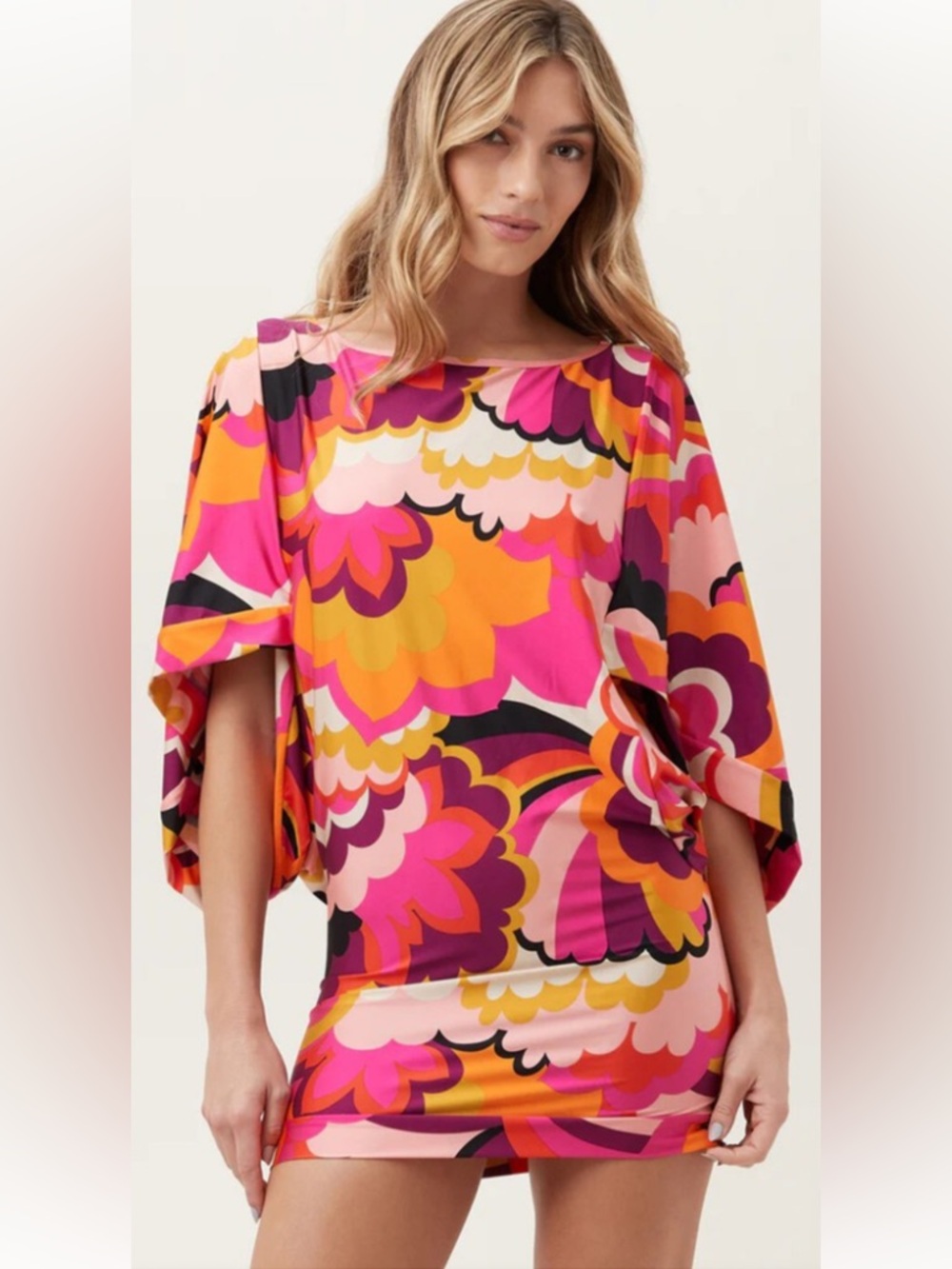 NWT Trina Turk Fan Fair Tunic Dress Cover Up